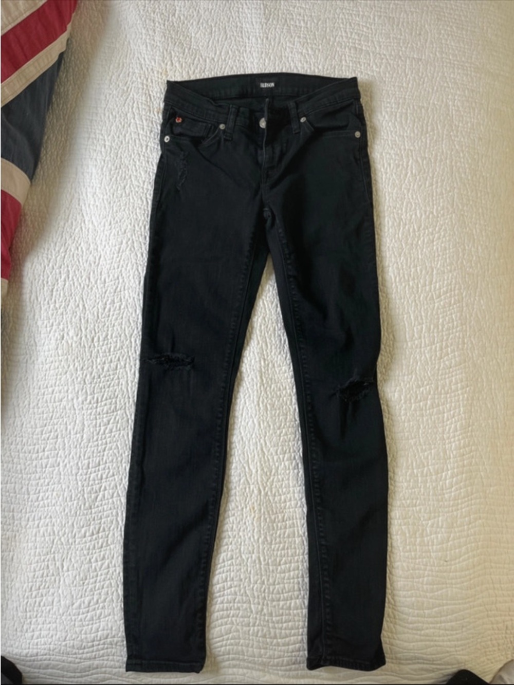 Hudson Krista Black Skinny Jeans
